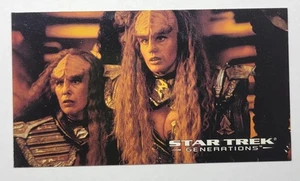 Vintage 1994 SkyBox Star Trek Generations Card #28 Enemies Decloak Klingon Scene - Picture 1 of 4