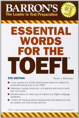 Essential Words for the TOEFL: - Paperback, by Matthiesen Steven J. - Acceptable - Image 1 of 2