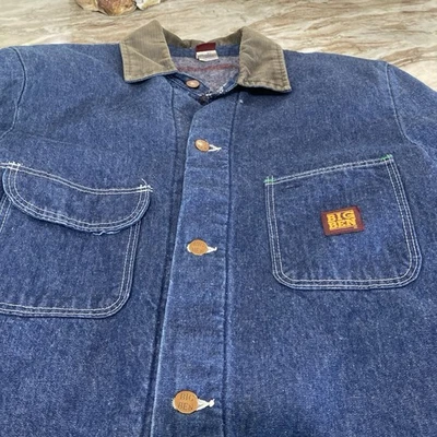 Chaqueta de Granero Denim Big Ben de Colección Abrigo para Tareas Para Hombre Talla 40 Manta Forrada Hecha en EE. UU. Foto 1 de 4