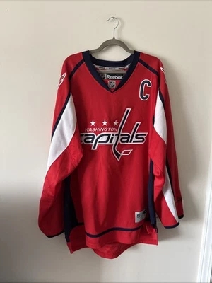 Men’s Reebok Premier Alexander Ovechkin #8 Washington Capitals Sz 2XL - Red - Image 1 of 4