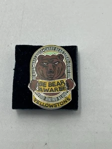 Yellowstone Nationalpark "Be Bear Aware" Pin - Bild 1 von 2