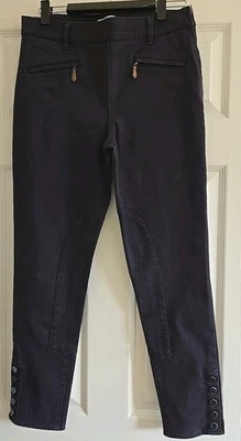 Women's Tory Burch Dark Blue Pull On Side Zip Skinny Jeans  Size 29  Style 30386 - Image 1 of 4