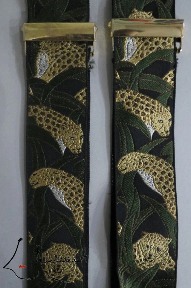 Trafalgar Mase en Inglaterra Leopardo Seda Oro Hard Wear Vestido Tirantes Foto 1 de 4