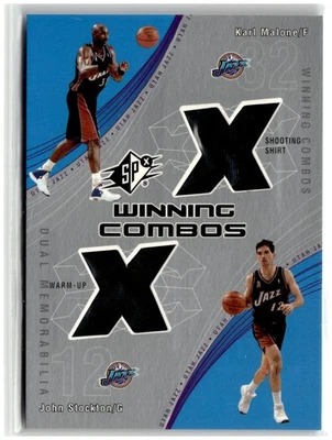 2002-03 SPx #KM/JS Karl Malone / John Stockton MEM Winning Combos R12403 - Image 1 of 2
