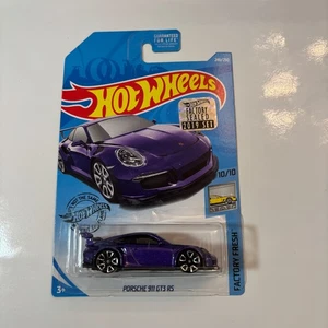 Hot Wheels Porsche GT3 RS Purple Factory Fresh 10 - Factory Sticker VHTF - Bild 1 von 8