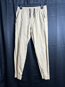Pantaloni Hollister Uomo Khaki Skinny Jogger Advanced Elasticizzati - Tg. S - Foto 1 di 4