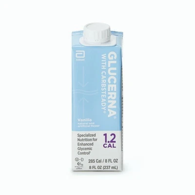 Glucerna 1.2 Cal con Carbsteady Vanilla Nutrition Drink 8 fl oz Paquete de 6 Foto 1 de 3