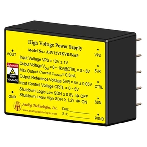 AHV12V1KVR5MAP DIP Paket Hochspannungsnetzteil 12V Eingang 1KV 0,5mA Ausgang - Bild 1 von 3