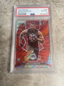 2022 PANINI MOSAIC ARNOLD EBIKETIE RED WAVE RC PSA10 SP /9 FALCONS! Pop 1 - Bild 1 von 2