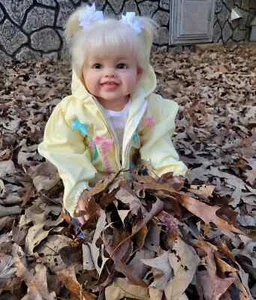 28in Finished Reborn Baby Doll Toddler Girl Hand-Rooted Hair with UP Torso Gifts - Picture 1 of 7