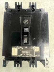 👀 WESTINGHOUSE 60 AMP SCHUTZSCHALTER 3 POLIG 600 VAC FB3060 - FEHLER - Bild 1 von 10