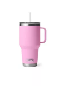 Yeti Rambler 35 oz Mug with Straw Lid - Power Pink BPA Free. - Picture 1 of 3