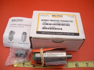 Metrix ST5484E-123-0013-00 Trasmettitore Vibrazione Sismica 2IPS PK 50,8 mm/s 4-20 mA - Foto 1 di 6