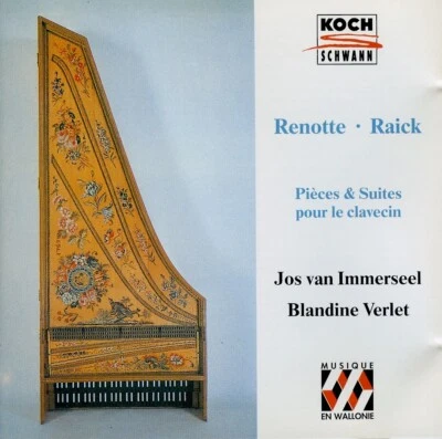 RENOTTE - RAICK piéces et suite pour le clavecin VAN IMMERSEEL  BLANDINE VERLET - Photo 1/2
