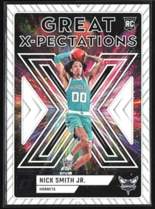 2023-24 Panini Donruss Great X-Pectations #7 Nick Smith Jr. RC Charlotte Hornets - Picture 1 of 2