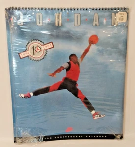 Vintage Michael Jordan Nike Kalender 10 Jahre Jubiläum 1984-1994 Neu - Bild 1 von 3