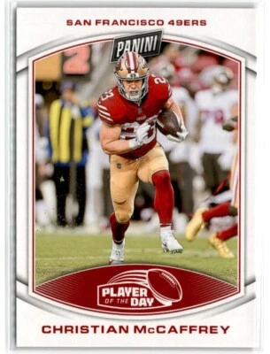 2023 Panini NFL Player of the Day Christian McCaffrey #14 San Francisco 49ers - Image 1 of 2
