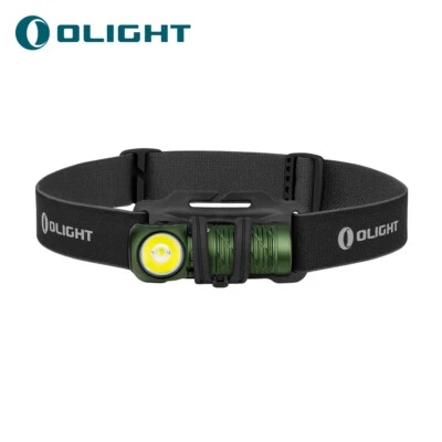 OLIGHT Perun 2 Mini Rechargeable Right-Angle Headtorch EDC Flashlight - OD Green - Image 1 of 4