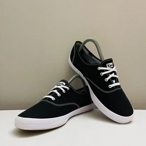 KEDS Champion Originals WF34100 Women's Sneaker Shoes Black/White Size 9.5 W - Picture 1 of 11