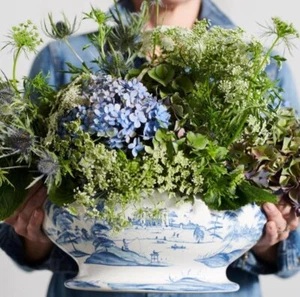 Juliska Country Estate Tureen con tapa - azul Delft - Imagen 1 de 11