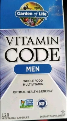 Multivitamínico de alimentos integrales Vitamin Code para hombres 120ct caduca 06/2026 Foto 1 de 4