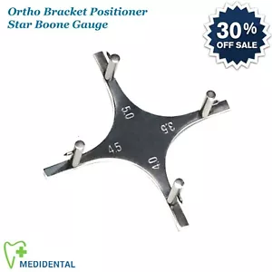 Herramientas de medición para ortodoncistas soporte posicionador estrella Boone calibre odontología CE - Imagen 1 de 3