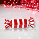 Red/White Candy Wrapper Box Christmas Decor *SHIPS WITHIN 15 DAYS*