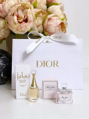 Dior mini size collezione Profumo Miss Dior e Profumo J'adore taglia viaggio 5ml - Immagine 1 di 4