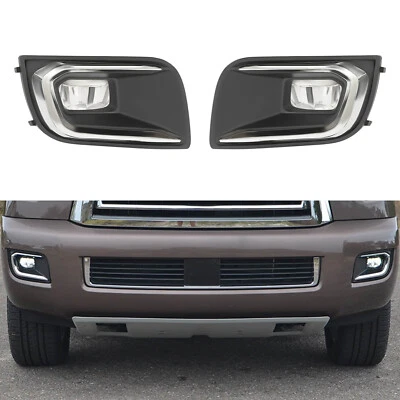 For 2018-2022 Toyota Sequoia LED Fog Light Assembly Front Lamp Left & Right Side - Изображение 1 из 4