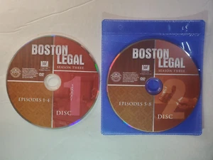 Boston Legal Season Three Discs Only Loose DVD - Picture 1 of 8