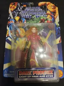 1996 ToyBiz Marvel Universe NIP Dark Phoenix Light Up, Hair,Eyes Marvel Comics - Picture 1 of 6