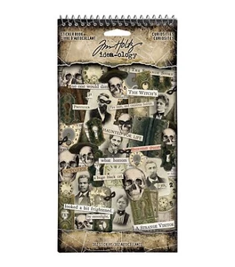 LIBRO DE PEGATINAS Tim Holtz Idea-ología - Curiosidades - HALLOWEEN 6 Hojas TH94271 - Imagen 1 de 2