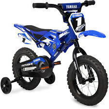 Yamaha 12" Moto BMX Boys Bike, Blue, Birthday Christmas Gifts For Kids Toys Y1