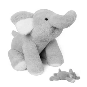 5 lbs 27" Weighted Elephant Stuffed Animals Giant Elephant Plush Pillow Gray - Picture 1 of 7
