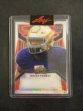 1/1 2023 Leaf Metal Isaiah Foskey Red Mojo Pre Production Proof RC SAINTS CC