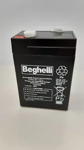 BEGHELLI PILA BATTERIA RICARICABILE MACCHINA DELL'ACQUA 3331 UFFICIALE ORIGINALE - Foto 1 di 3