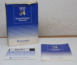 Commodore Text 64 Textverarbeitung - Diskette mit Anleitung in Big Box - Bild 1 von 1