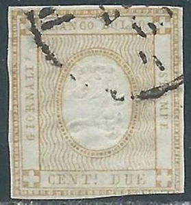 1862 REGNO USATO CIFRA 2 CENT - RB1-6 - Picture 1 of 1