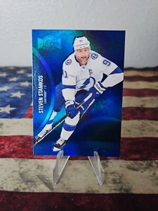 2021-22 Skybox Metal Universe Steven Stamkos Blue Spectrum #79 Tampa Bay  - Picture 1 of 2