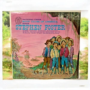Vintage Vinyl Record Album Stephen Foster Boys' Club of America Choir RCA Victor - Picture 1 of 6