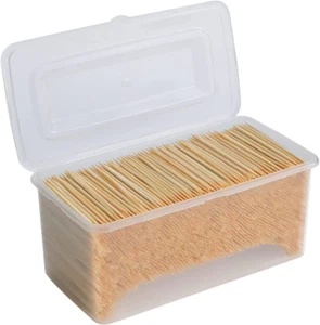 Toothpicks 3000 Count Bamboo Toothpicks Wooden round Toothpicks Double-Side Toot - Picture 1 of 12