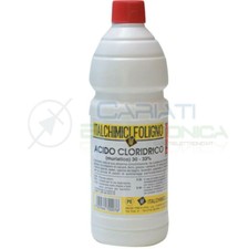 1L Acido cloridrico muriatico puro disincrostante anticalcare sgrassante 30-33%