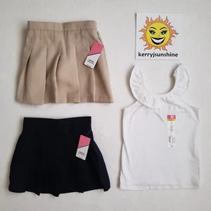 Okie Dokie Medium Size 5 Tank IZOD Girls' Preschool Uniform Pleated Skort Skirts - Picture 1 of 24