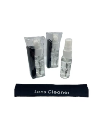 3 x Glasses Lens Cleaner spray FREE 3 x micro-fibre cleaning cloth, Anti-Fog