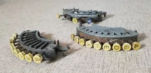 3 antike Registrierkassenteile Schlüssel Knöpfe Buchstaben Zahlen ausgezahlt Waffen - Bild 1 von 21