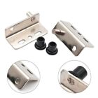 2pcs Silver Heavy Duty Concealed Shaft Hinges Easy Installation for Wood Doors