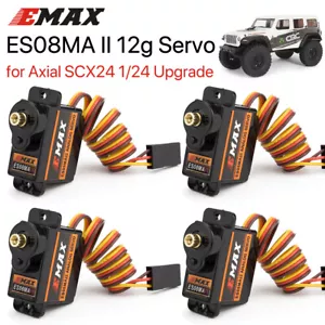 Emax ES08MA II Servo 12g 15T Metal Gear Analog Servo for RC Car Axial SCX24 - Picture 1 of 23