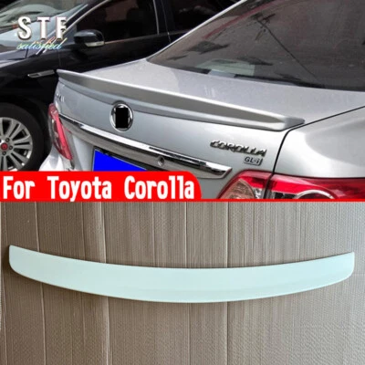 Para Toyota Corolla 2006-2013 Sedan estilo de fábrica porta-malas traseiro spoiler labial sem pintura - Imagem 1 de 4