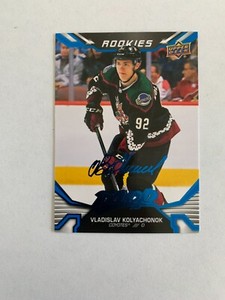2022-23 Upper Deck MVP Factory Set Blue Script #231 Vladislav Kolyachonok SP