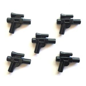 5 x Star Wars LEGO® Small Blaster Black Pistol Gun Minifigure Weapon Parts 92738 - Picture 1 of 1